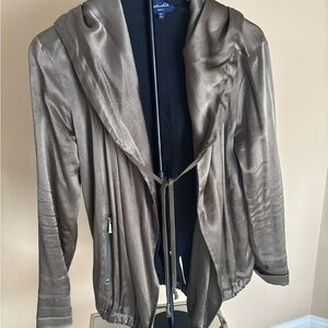 Splendid Metallic Brown Utility Jacket